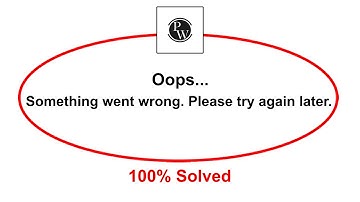 How To Fix PW Oops Somethings Went Wrong Please Try Again Later Error