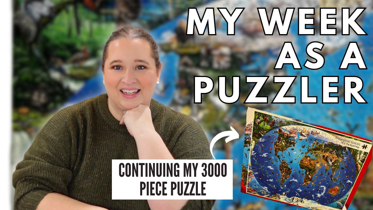 A 3000 Piece Puzzle, Puzzle Shopping & Puzzle Mail // Puzzle Vlog YouTube