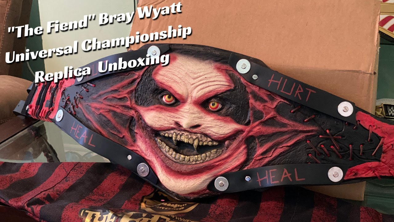 "The Fiend" Bray Wyatt Universal Championship Replica Unboxing