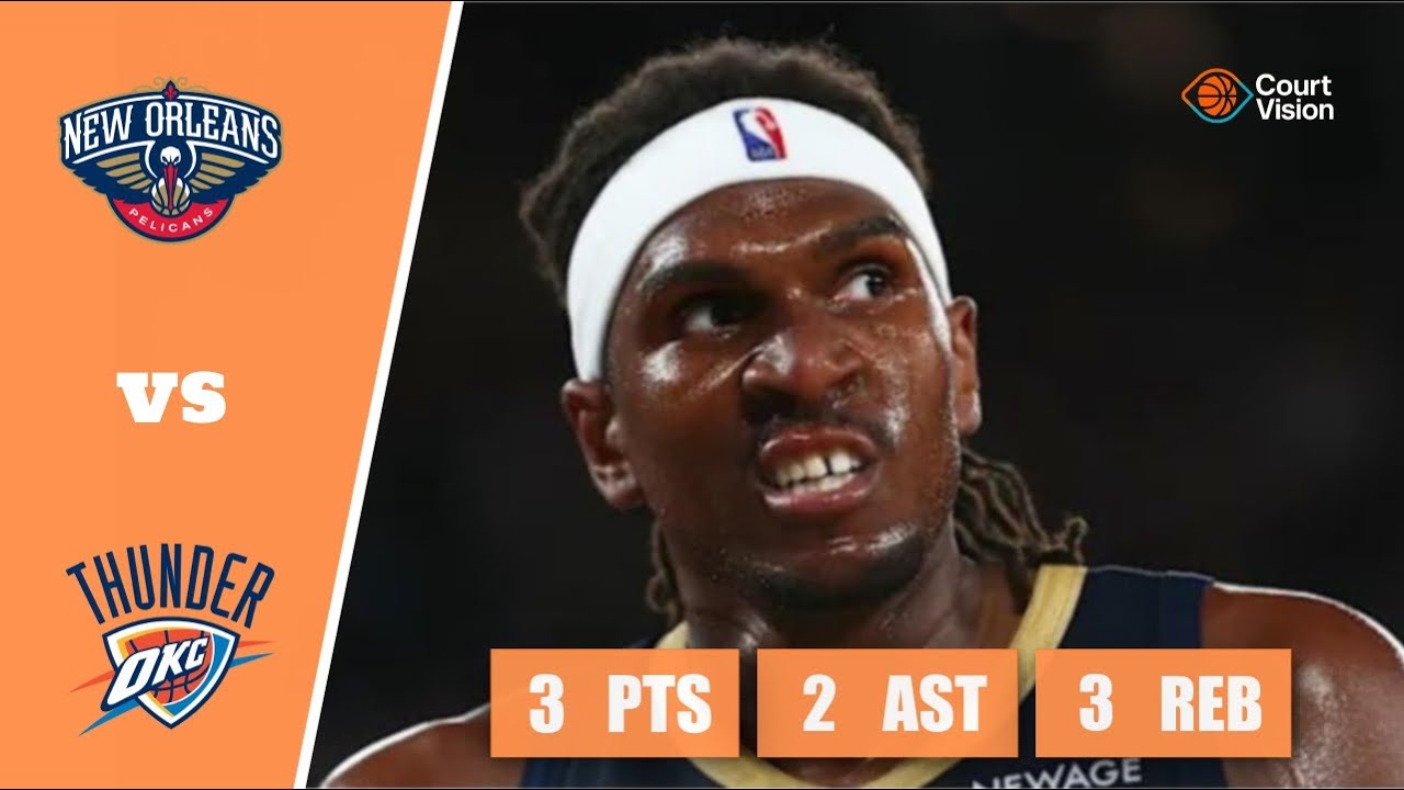 Kevon Looney - 3 Points, 2 Assists, 3 Rebounds vs Thunder - 2025-26 Regular Season