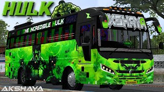 🛑 AKSHAYA HOLIDAY'S HULK 🟢 Z ASTRA LIVERY RELEASED FOR BUS SIMULATOR INDONESIA DOWNLOAD NOW screenshot 3