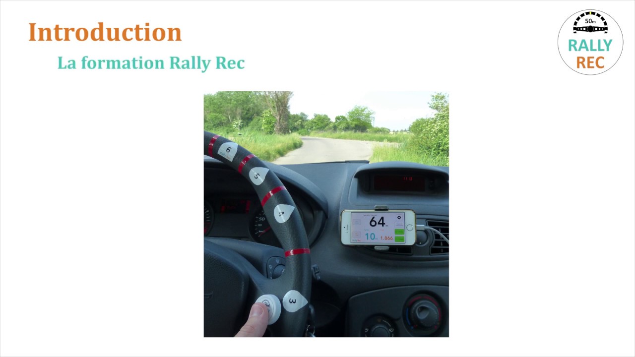 Note Pour Rallye Tutoriel Rally Rec prise de note en rallye - 1 Introduction - YouTube