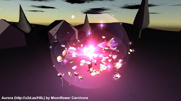 Aurora buff and healing effects (Unity 5.5 and 5.6)