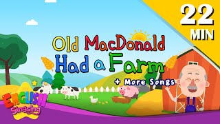 Old MacDonald Had a Farm   More Nursery Rhymes | Children Songs by English Singsing