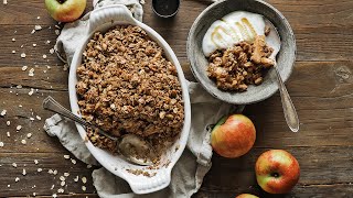 Healthy Apple Crisp