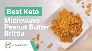 Best Keto Microwave Peanut Butter Brittle Recipe screenshot 2