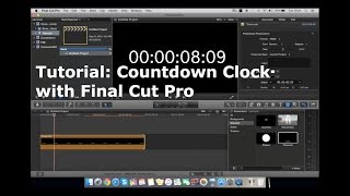 How to make a Countdown Clock using only Final Cut Pro X