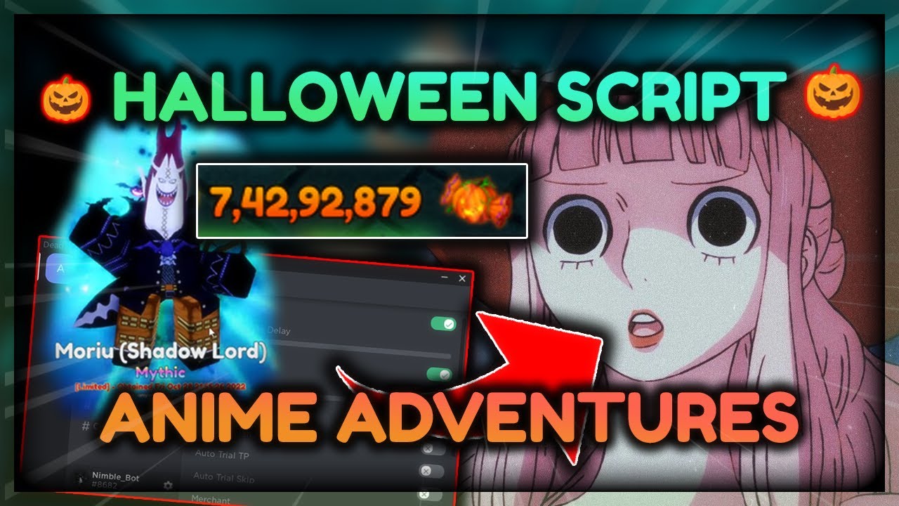 Anime Adventure Halloween Tralier #halloween #fyp #xyzbca #roblox #ani