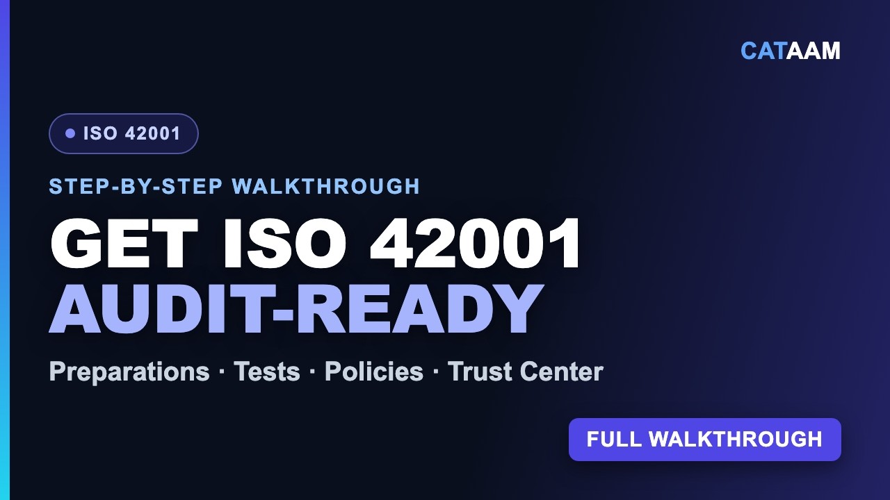 From Enrolment to Audit-Ready