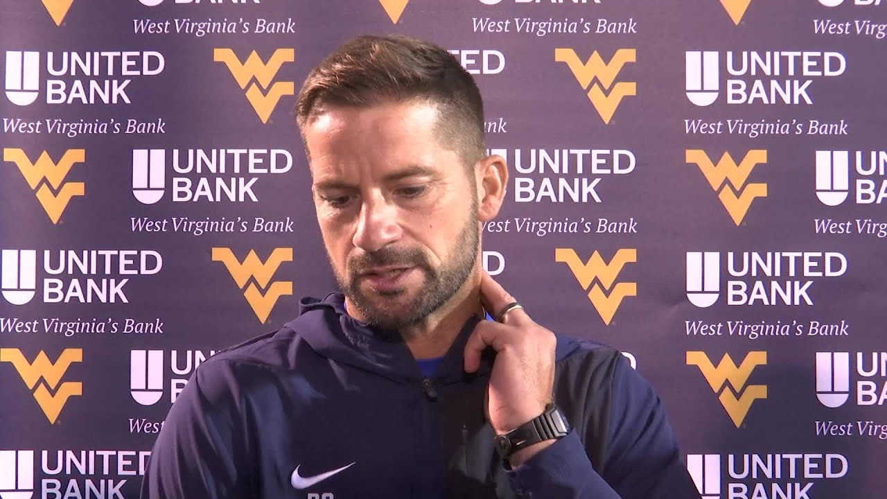 WATCH: WVU men's soccer head coach Dan Stratford shares thoughts after first win