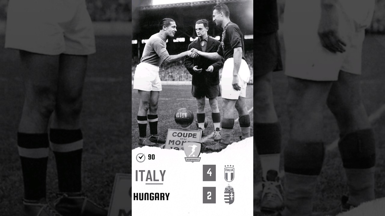 Italy vs Hungary- fifa old 1938 