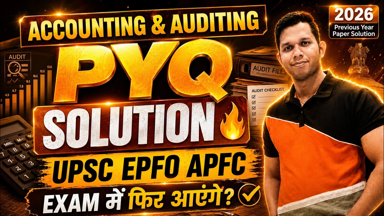 UPSC EPFO APFC EO&AO Previous Year Question Paper Solution - Accounts ...