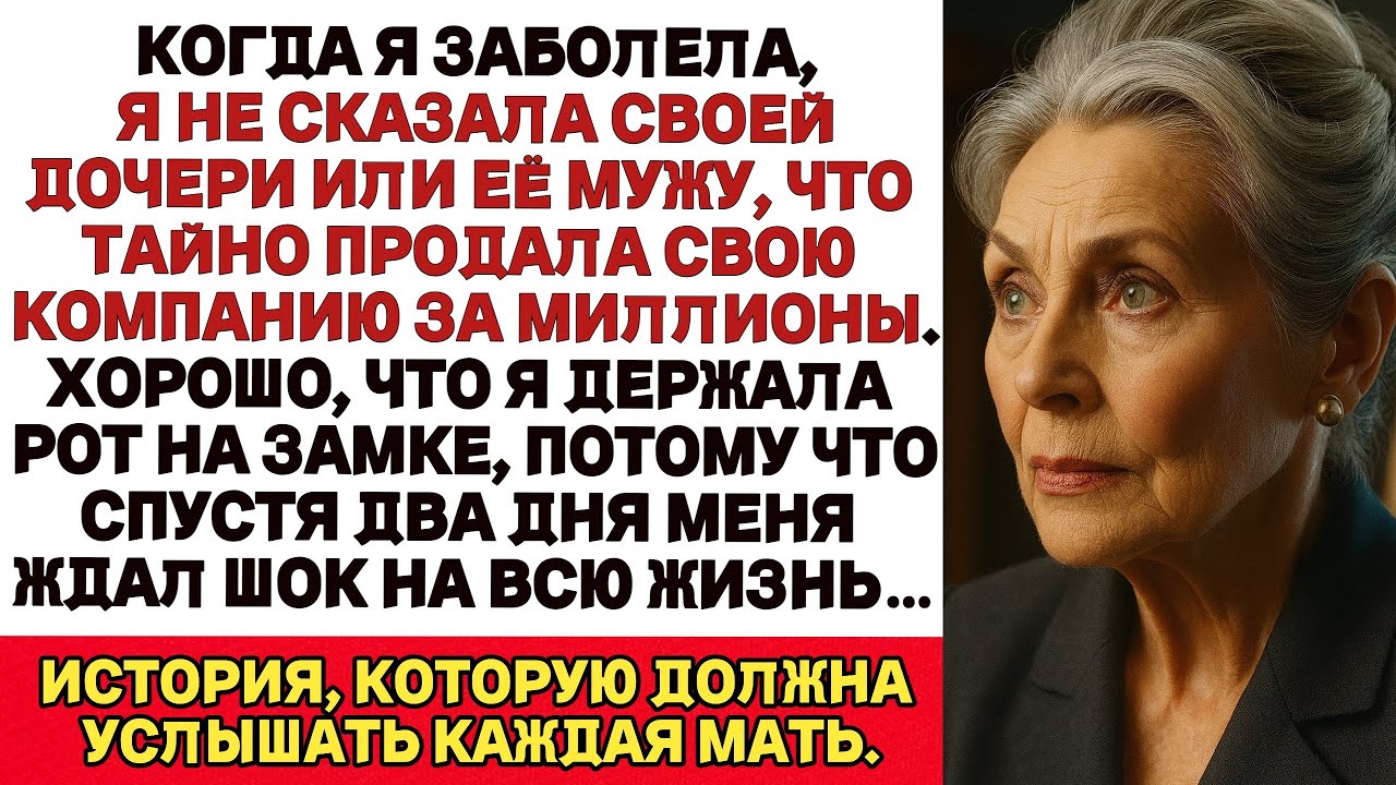Когда я заболела, я не сказала дочери, что продала свою компанию за 8 Миллионов Рублей Слава Богу...