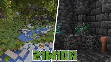 Lush Caves are here! - Minecraft 1.17 21w10a