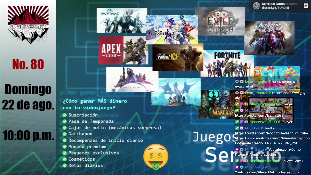 El GlitchCast #80: Juegos de Servicio