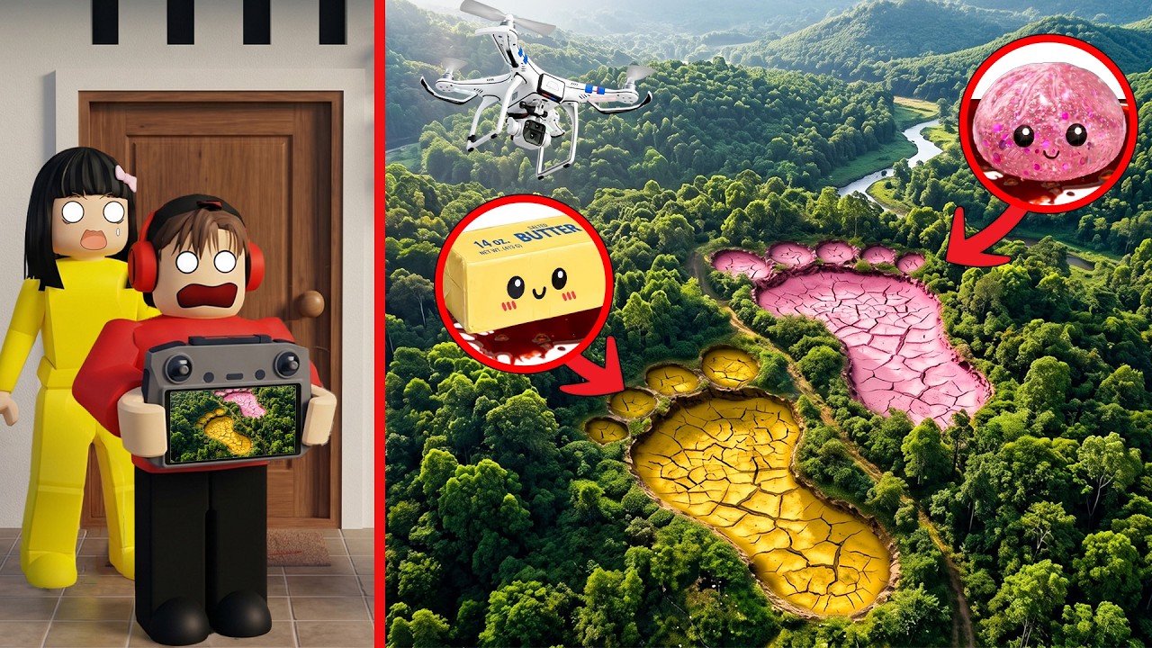Yuta Mio Panik Drone Merekam SQUISHY DUMPLING, BUTTER RAKSASA Mengerikan | ROBLOX