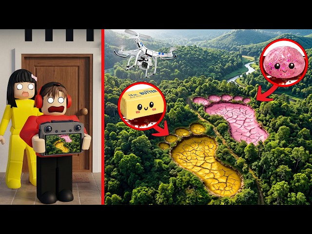 Yuta Mio Panik Drone Merekam SQUISHY DUMPLING, BUTTER RAKSASA Mengerikan | ROBLOX