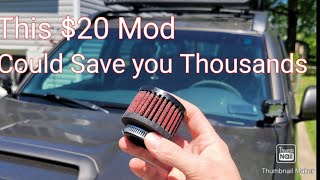 $20 Engine Mod Could Save You Thousands. 2nd Gen Toyota Tacoma Mod