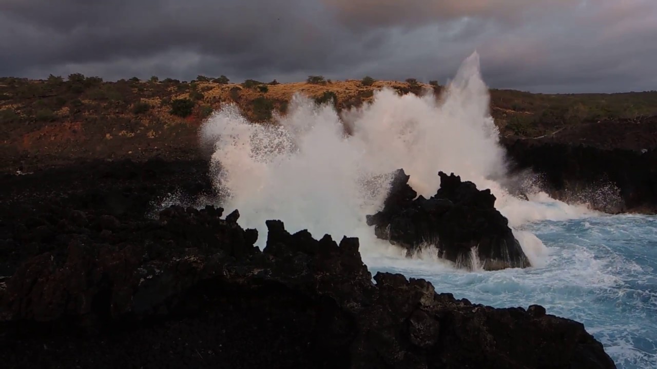 King Tide Brings King Waves, Big Island, Hawaii