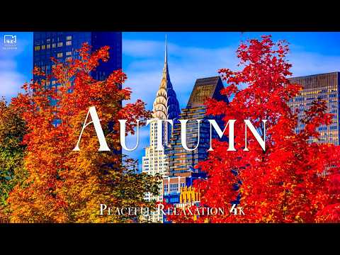 🍁 New York Autumn 4K – Stunning Fall Colors, Central Park & NYC Skyline | Cinematic Travel Film