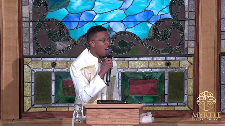 Pastor Brandon Crowley sings "No Greater Love".