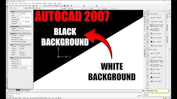 AutoCAD 2007 Changing Screen color