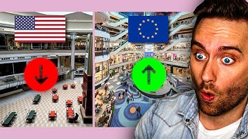 Atrioc Reacts to Why US Malls Are Dying (And Why European Malls Aren