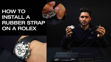 How to Install a Horus Rubber Strap on a Rolex & Install a Rolex Bracelet