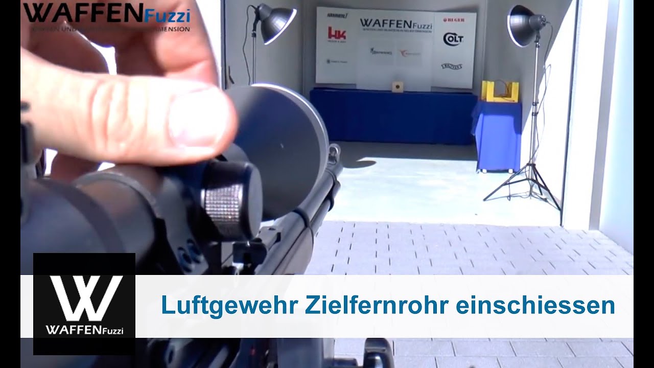 Bewegliche Ziele Für Luftgewehr Selber Bauen Luftgewehr mit einem Zielfernrohr einschiessen, 2.Teil, www.waffenfuzzi