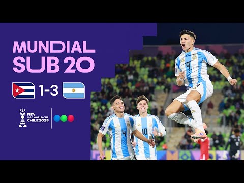CUBA 1 ARGENTINA 3: VICTORIA CON DOBLETE DE SARCO Y UNA EXPULSIÓN POLÉMICA - MUNDIAL SUB 20 2025