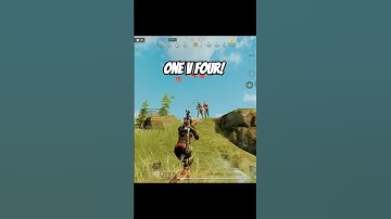 Unbelievable one v four wipe CODM! #shorts