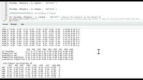 R Tutorial: Exploratory Factor Analysis (EFA)