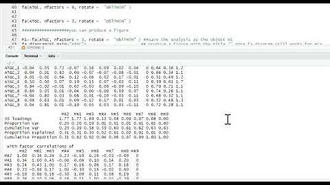 R Tutorial: Exploratory Factor Analysis (EFA)