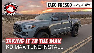 New KD MAX Tune for our 2020 Gen 3 Toyota Tacoma