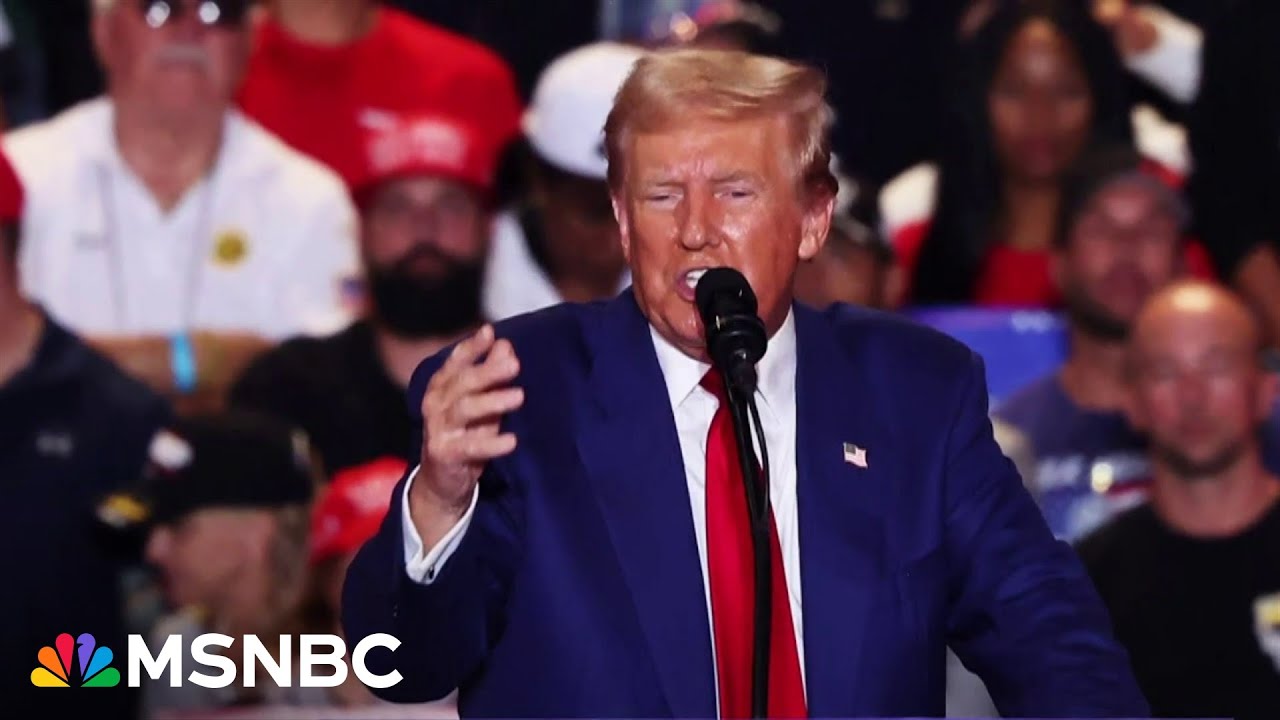 During long, winding speech, Trump blames U.S. for war in Ukraine | MSNBC