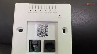 Optical Face plate for commercial building | Hotel | Optical IN & RJ45 out with Wifi || D-TECH