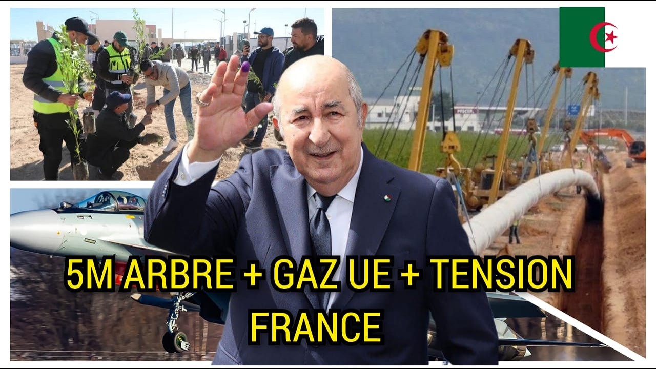 ALGÉRIE 15 FÉVRIER 2026 : 5 Millions d’Arbres + Gaz UE + Nuñez Alger + Su-35 US Menace ! DZ Boom 🇩🇿