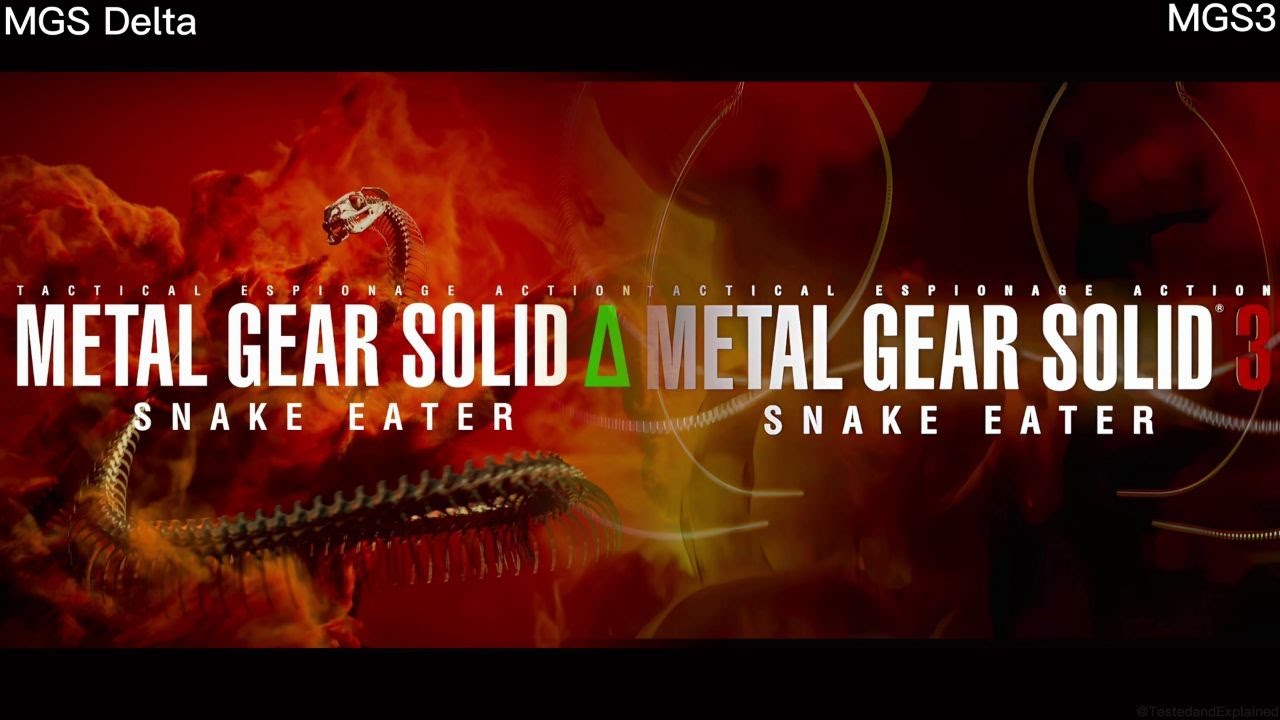 Сравнение дуэта песен из Snake Eater и вступительных титров MGS Delta и MGS3.