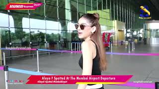 Alaya F Spotted At The Mumbai Airport Departure Boogle Bollywood