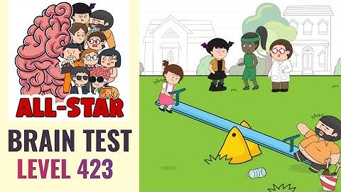 Brain Test All Star Level 423 | Balance the seesaw | Walkthrough
