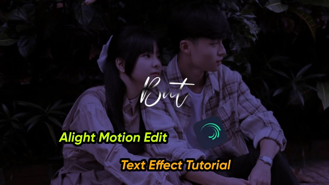 HOW TO TEXT EFFECT TUTORIAL ! ALIGHT MOTION EDIT - YouTube
