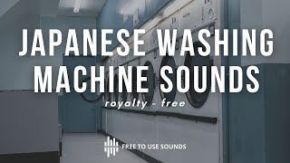 Japanese Washing Machine Sounds