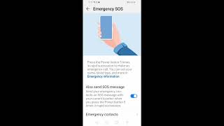 Celebrity Setting up an emergency help message on Huawei Wealth
