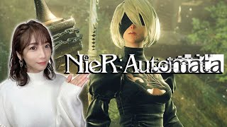 Nier Automata ニーアオートマタ 01 これは呪いか それとも罰か 初見実況 内田敦子 Youtube