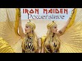 Iron maiden  powerslave  harp twins  electric harp