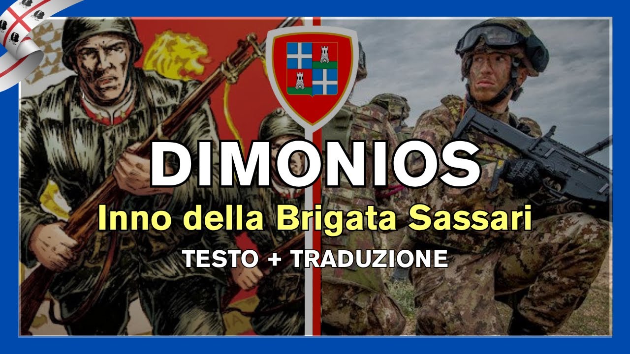 Watch Dimonios - Inno Brigata Sassari - Testo + Traduzione on YouTube Watch Dimonios - Inno Brigata Sassari - Testo + Traduzione on YouTube