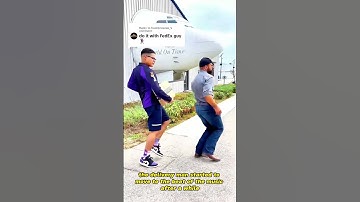 Never expect to see a Fedex man dance LMAO #shorts