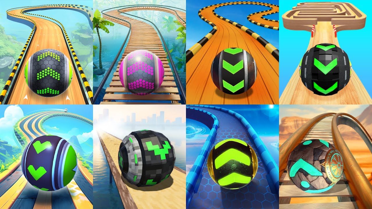 Going Balls Vs Rollance Adventure Balls, Rolling Ball Sky Escape, Temple Rolling Balls …