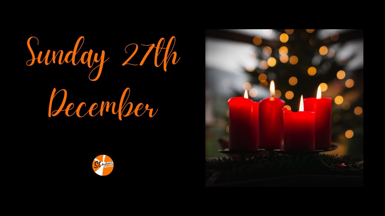 Sunday 27th December Sermon video - YouTube