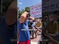 We stopped by the No Kings Day rally in downtown L.A. to chat with some protesters